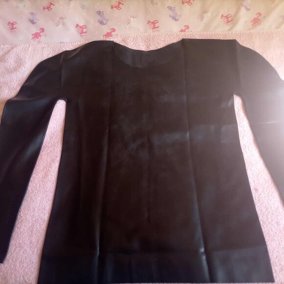Latex Rubber Long Sleeve Sz M - Picture 1 of 8
